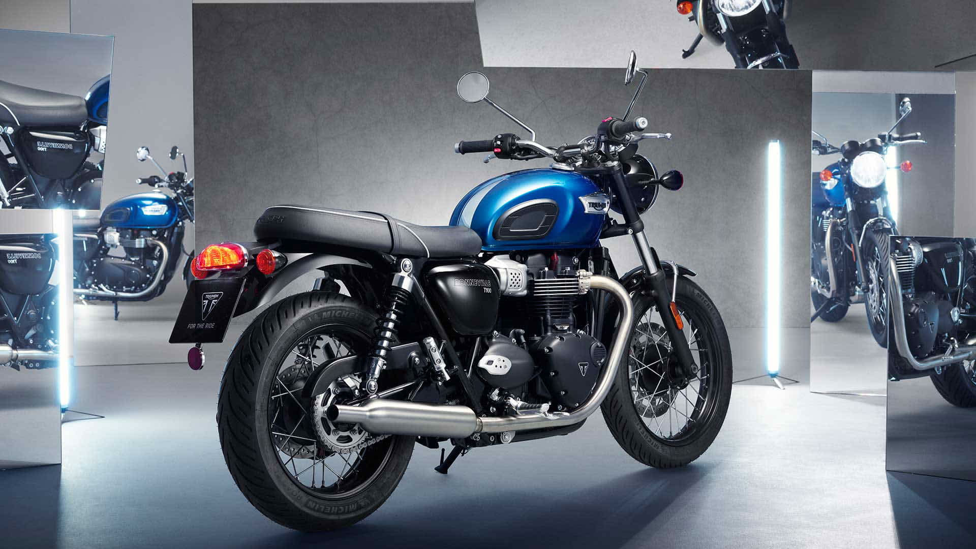Bonneville T100 Chrome Edition For the Ride